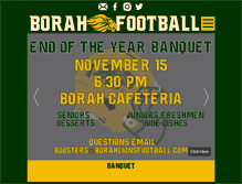 Tablet Screenshot of borahlionsfootball.com
